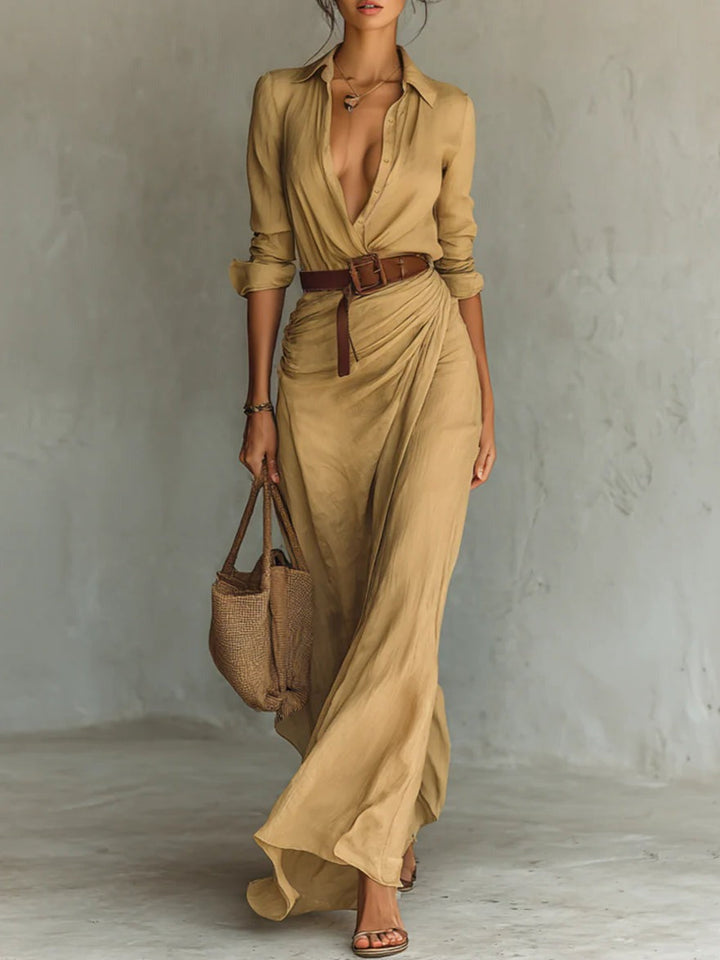 Anastasia - Maxi Dress with Belt