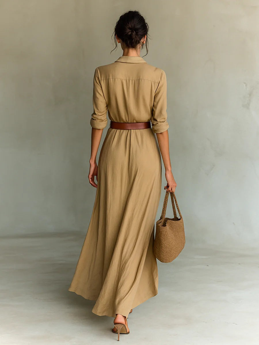 Anastasia - Maxi Dress with Belt