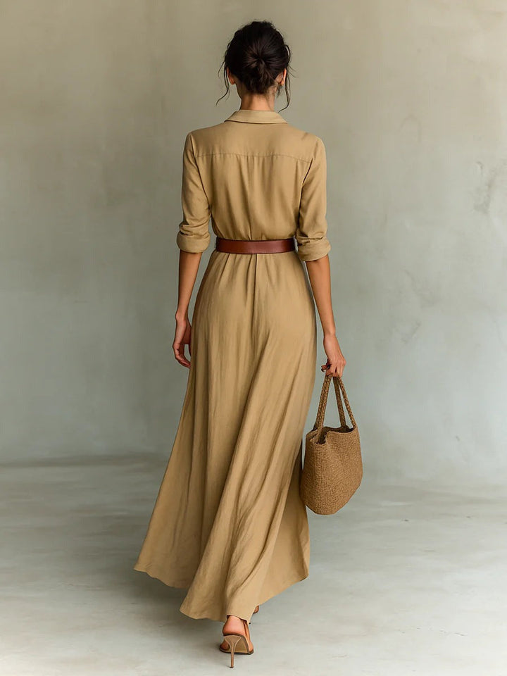 Anastasia - Maxi Dress with Belt