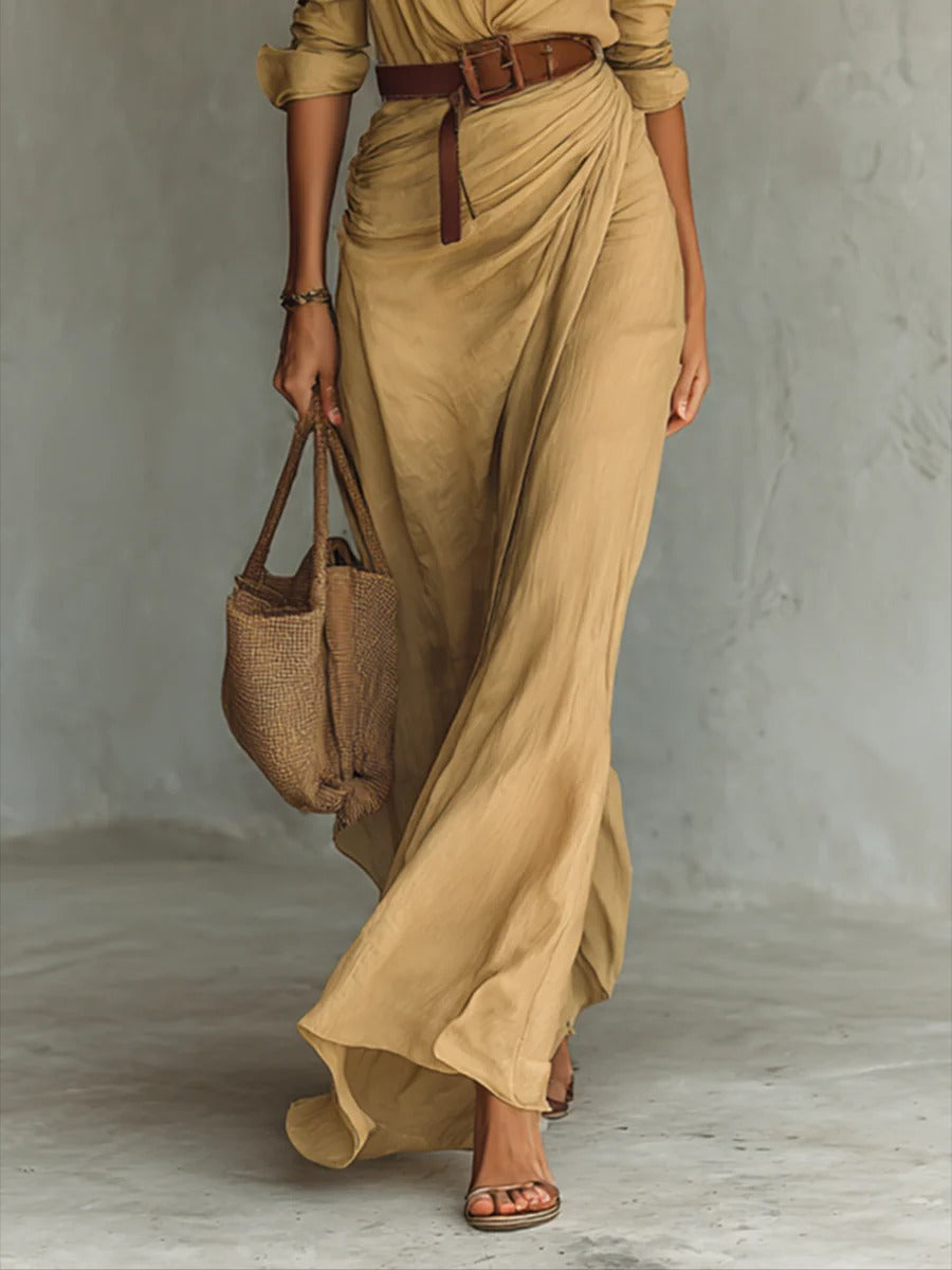 Anastasia - Maxi Dress with Belt