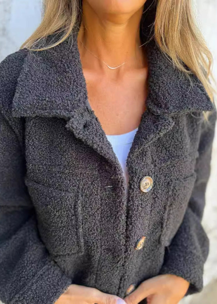 Olivia | Soft Fleece Jacket with buttons