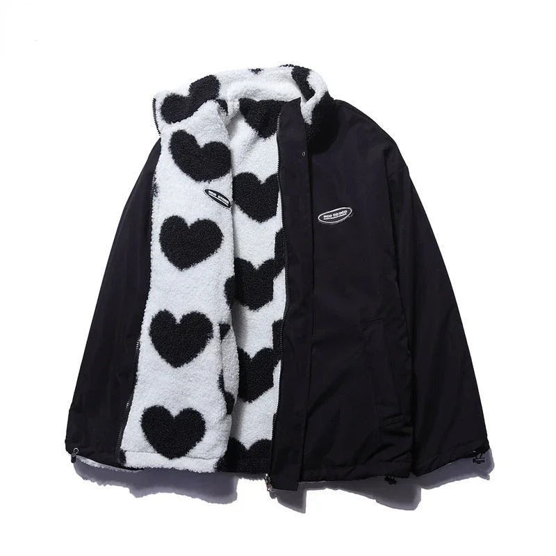 Penelope | Reversible Heart Jacket
