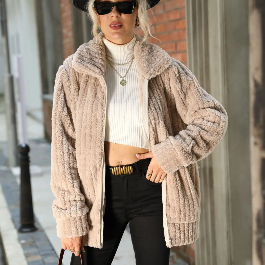 Amelia | Elegant Fur Jacket