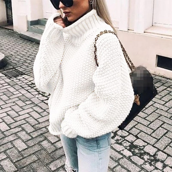 Lydia | Chunky Knit Turtleneck Jumper