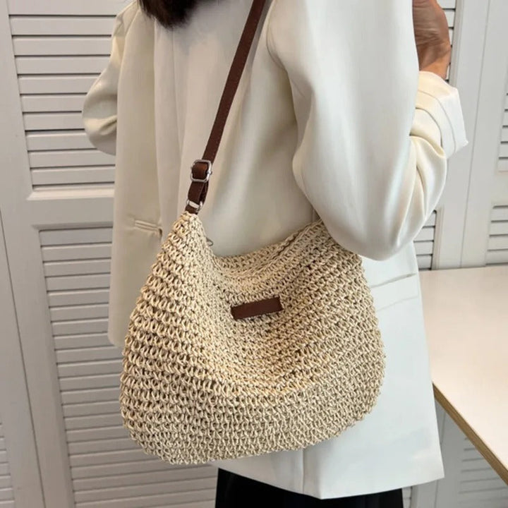 Nina - Straw Crossbody Bag