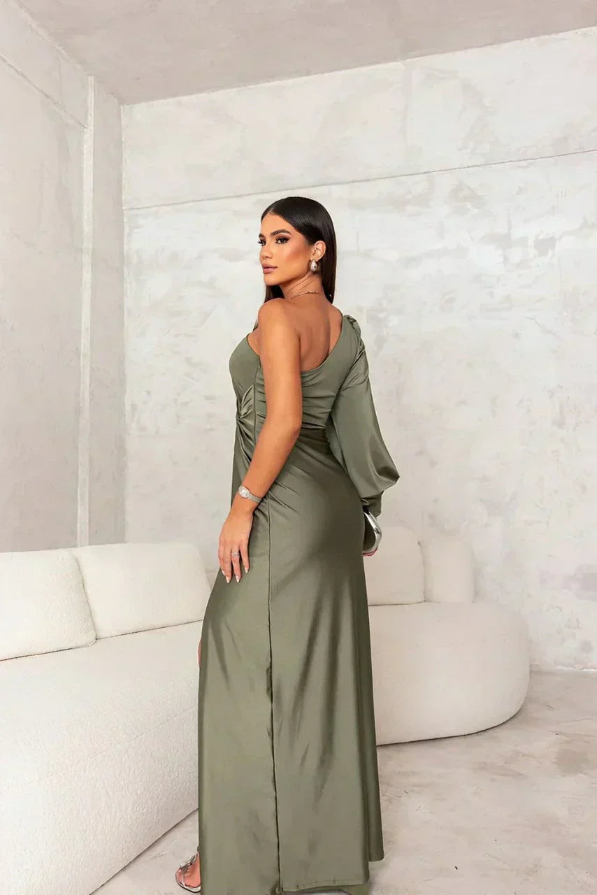 Harper – Elegant One-Shoulder Maxi Dress