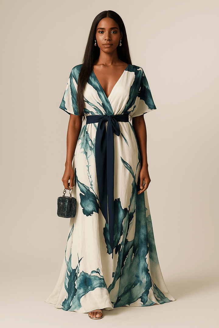 Mia™ | Maxi Watercolour Effect Dress