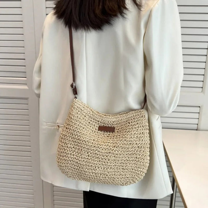 Nina - Straw Crossbody Bag